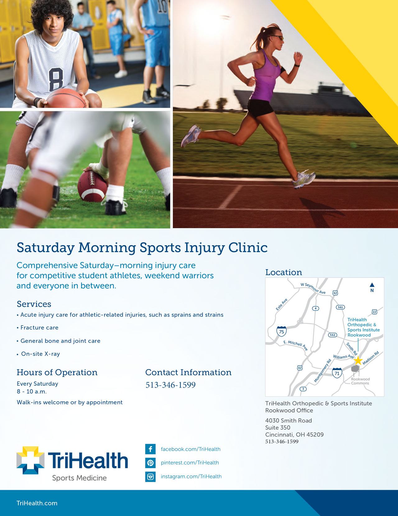 Saturday Morning Sports Injury Clinic Cincinnati, OH West Chester